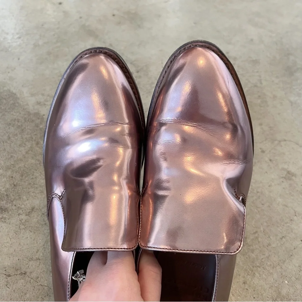 Brunello Cucinelli Metallic Patent Leather Loafers - Picture 5 of 10